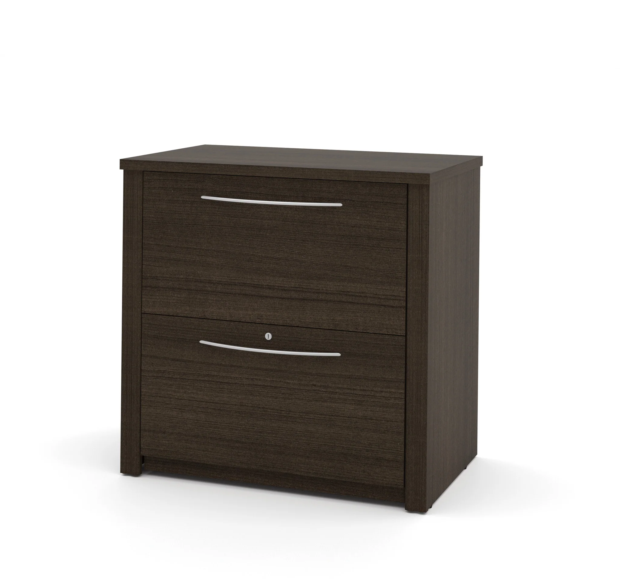 Modern 71" x 76" L-shaped Desk in Dark Chocolate Finish - Image 5