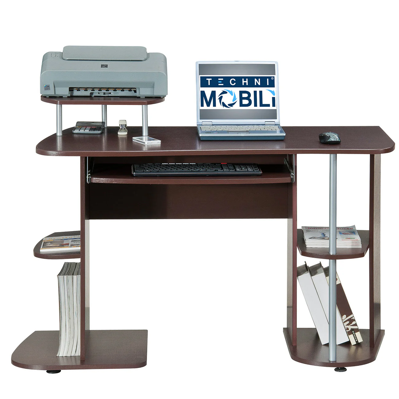 Chocolate Workstation with Integrated Shelving & Storage - Image 3